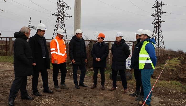 Vizită la șantierul de lucru al Stației Electrice Chișinău 330 kV